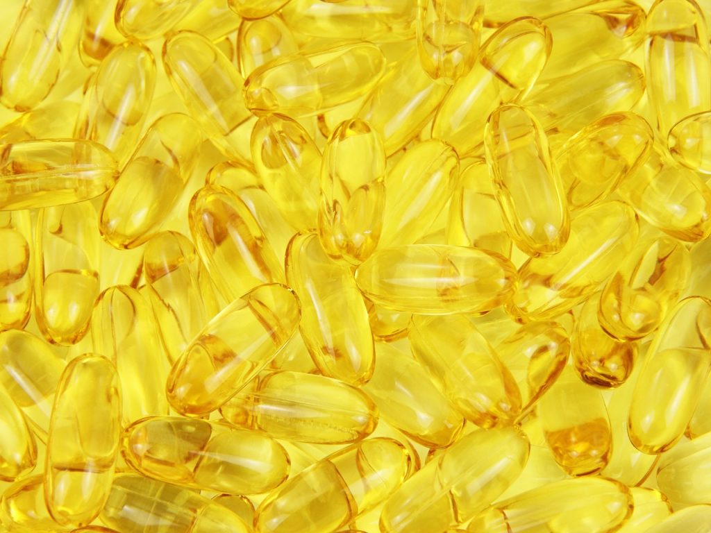 capsule-2286_1280 image of orange coloured gel capsules representing Omega 3 supplements